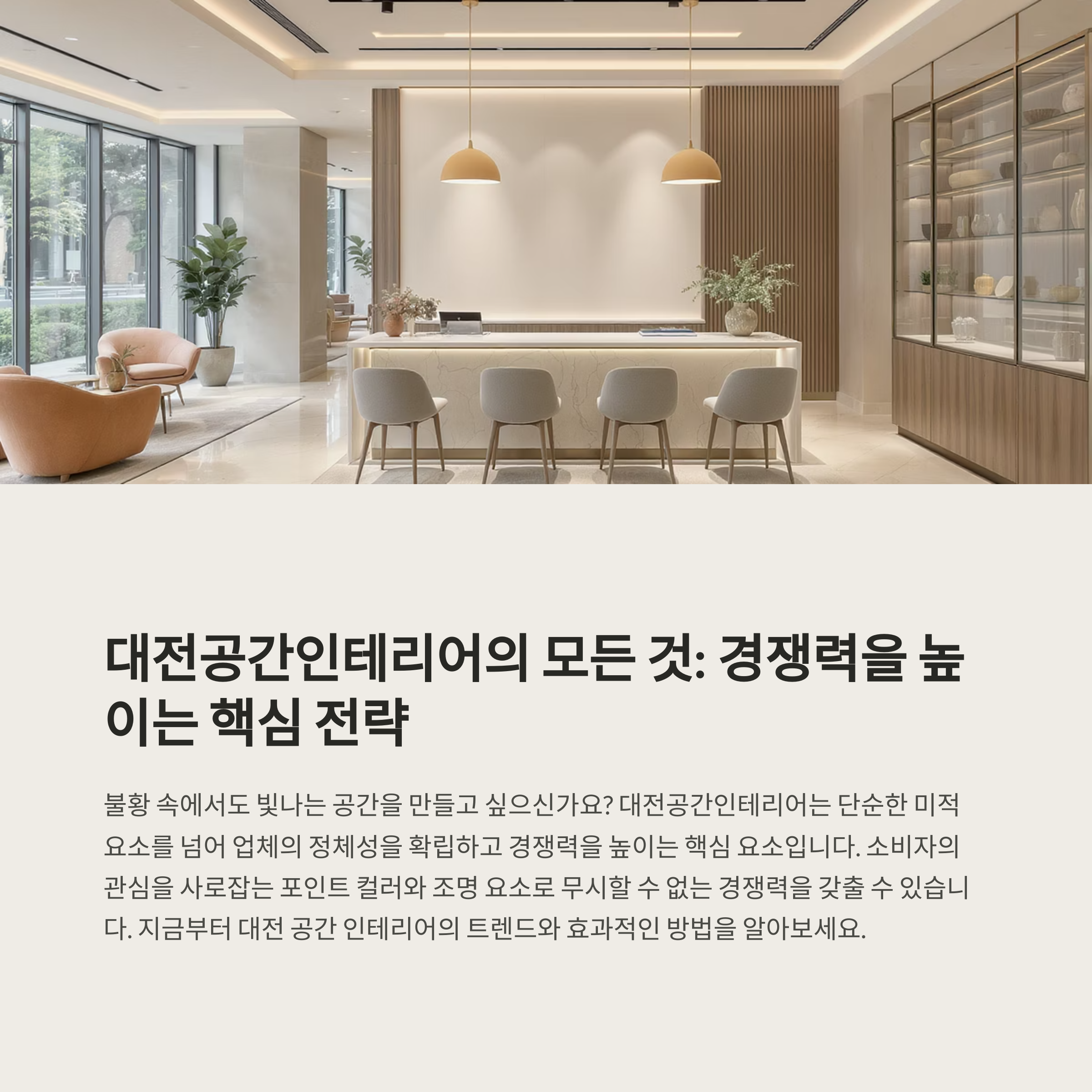 대전공간인테리어의 모든 것